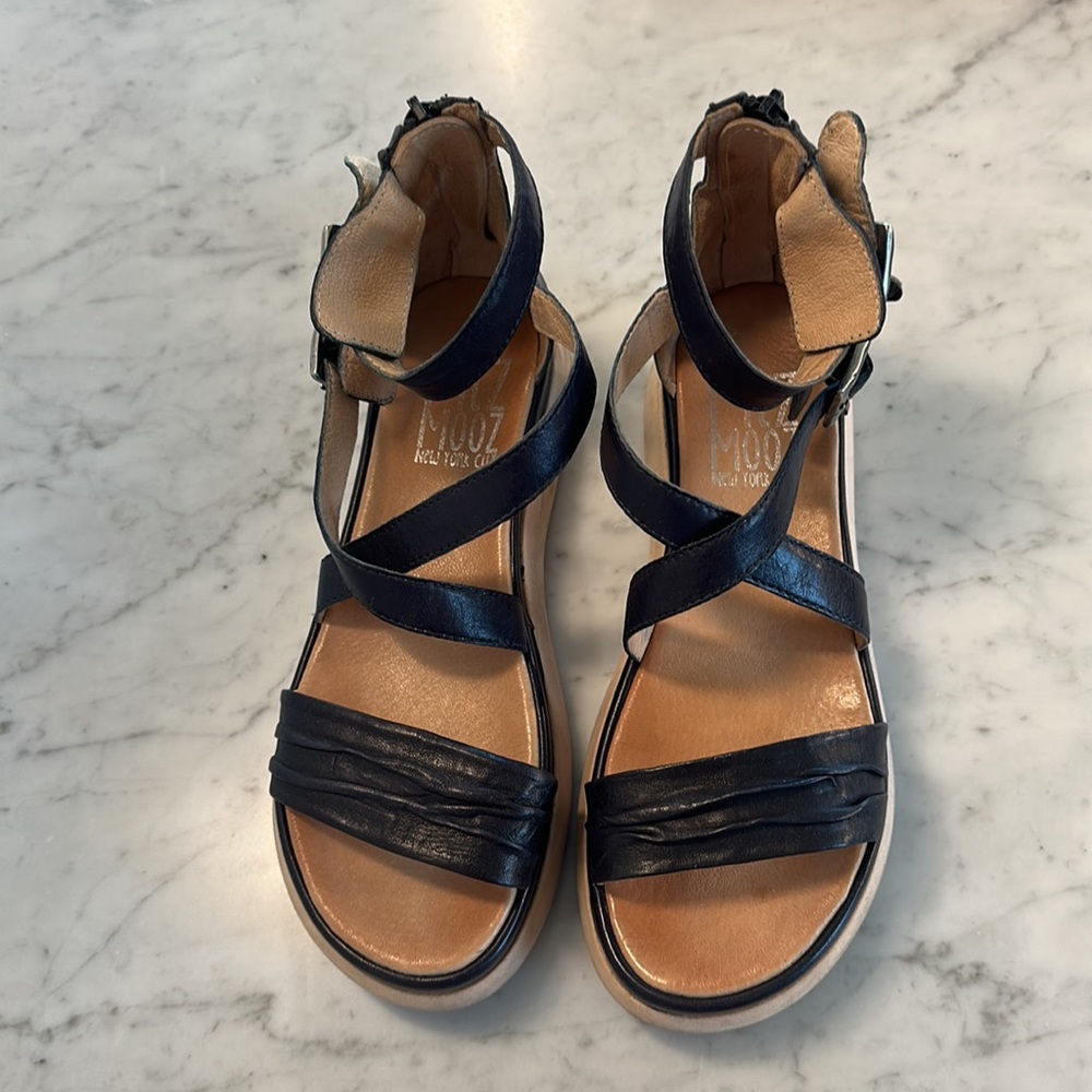 Miz Mooz Pica Sandal in color Midnight